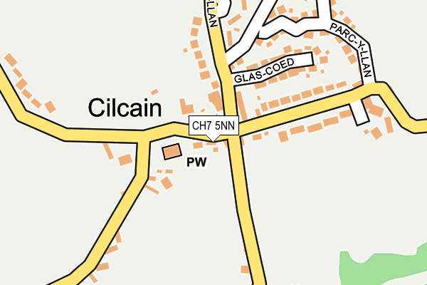 CH7 5NN map - OS OpenMap – Local (Ordnance Survey)