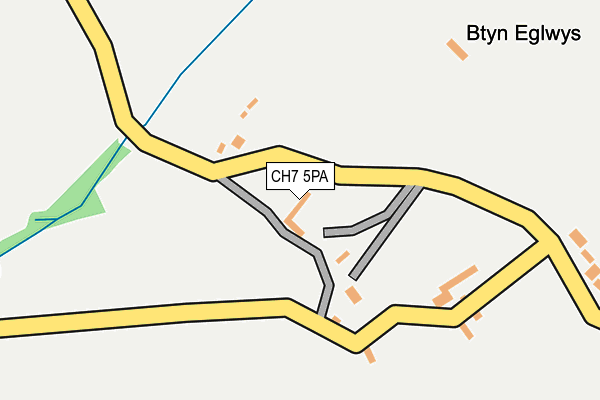 CH7 5PA map - OS OpenMap – Local (Ordnance Survey)