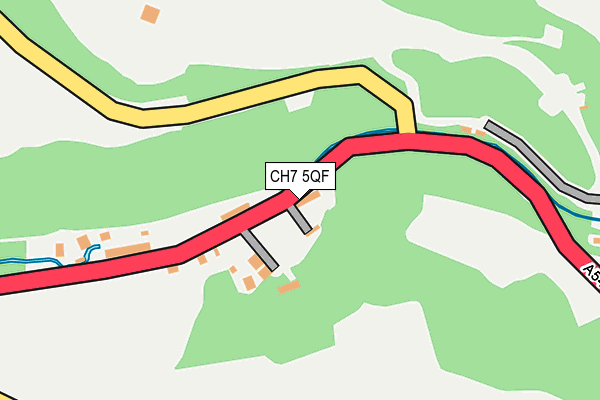 CH7 5QF map - OS OpenMap – Local (Ordnance Survey)