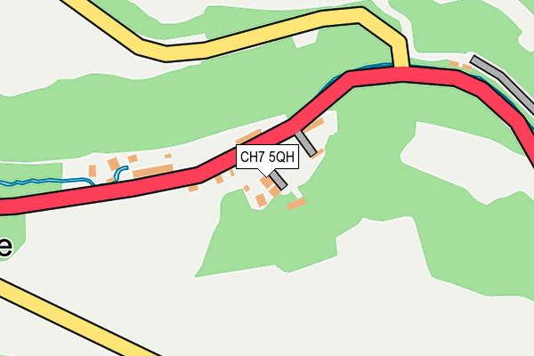 CH7 5QH map - OS OpenMap – Local (Ordnance Survey)