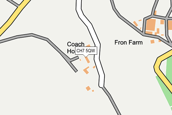 CH7 5QW map - OS OpenMap – Local (Ordnance Survey)