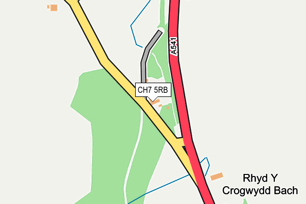 CH7 5RB map - OS OpenMap – Local (Ordnance Survey)