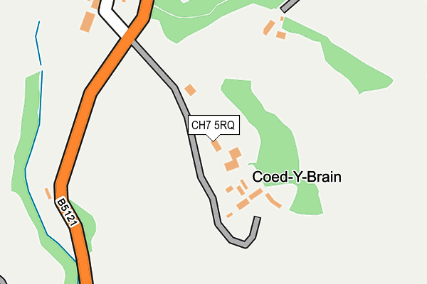 CH7 5RQ map - OS OpenMap – Local (Ordnance Survey)