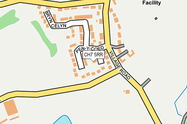 CH7 5RR map - OS OpenMap – Local (Ordnance Survey)