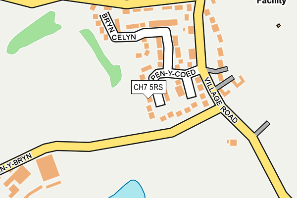 CH7 5RS map - OS OpenMap – Local (Ordnance Survey)