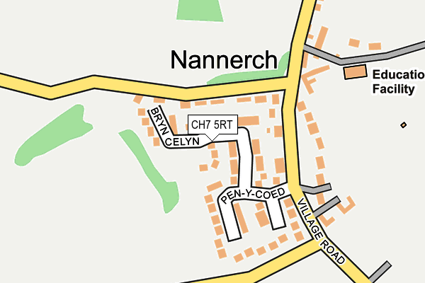 CH7 5RT map - OS OpenMap – Local (Ordnance Survey)