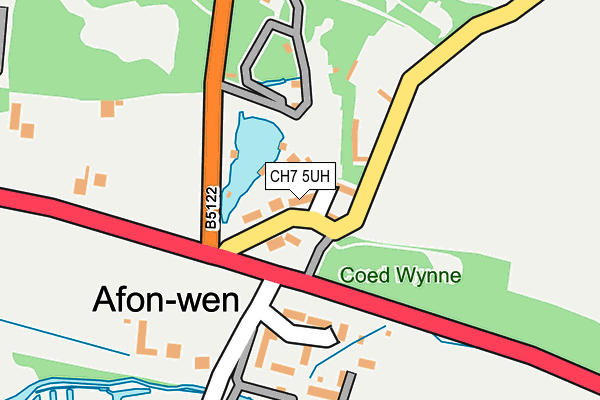 CH7 5UH map - OS OpenMap – Local (Ordnance Survey)