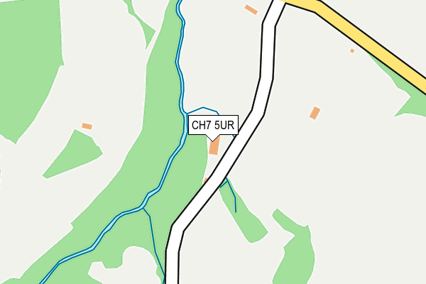 CH7 5UR map - OS OpenMap – Local (Ordnance Survey)