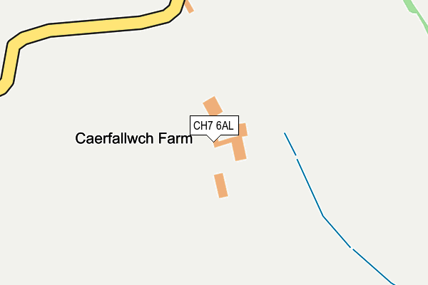 CH7 6AL map - OS OpenMap – Local (Ordnance Survey)
