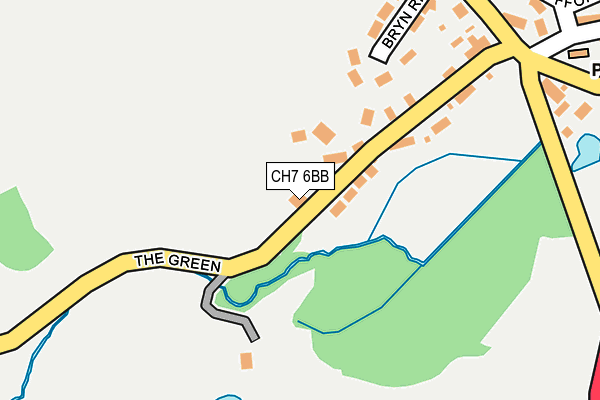 CH7 6BB map - OS OpenMap – Local (Ordnance Survey)