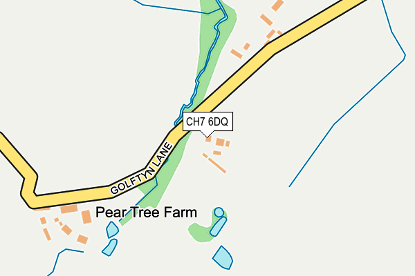 CH7 6DQ map - OS OpenMap – Local (Ordnance Survey)