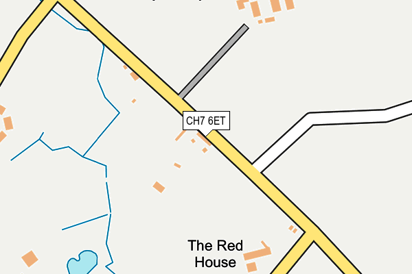 CH7 6ET map - OS OpenMap – Local (Ordnance Survey)