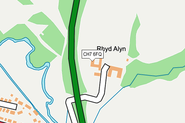 CH7 6FQ map - OS OpenMap – Local (Ordnance Survey)