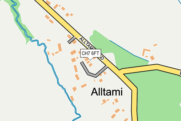 CH7 6FT map - OS OpenMap – Local (Ordnance Survey)