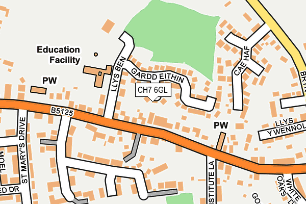 CH7 6GL map - OS OpenMap – Local (Ordnance Survey)