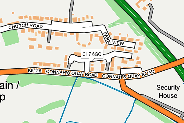 CH7 6GQ map - OS OpenMap – Local (Ordnance Survey)