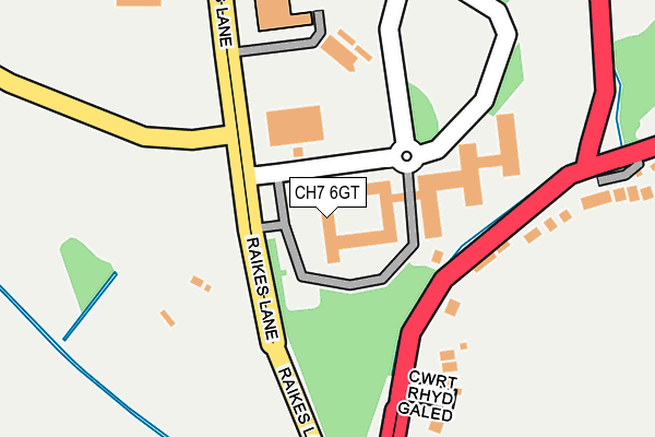 CH7 6GT map - OS OpenMap – Local (Ordnance Survey)
