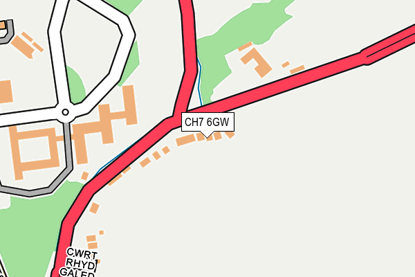 CH7 6GW map - OS OpenMap – Local (Ordnance Survey)