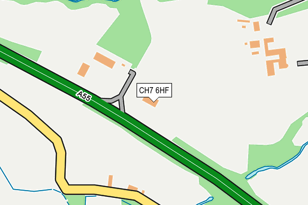 CH7 6HF map - OS OpenMap – Local (Ordnance Survey)