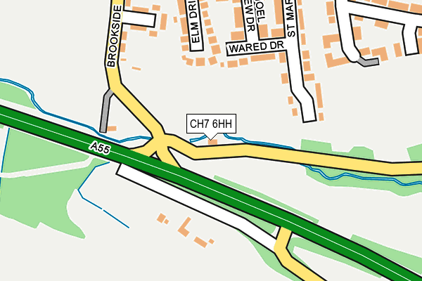 CH7 6HH map - OS OpenMap – Local (Ordnance Survey)