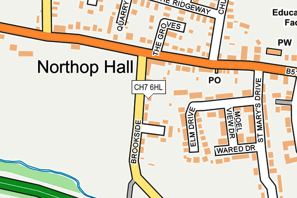 CH7 6HL map - OS OpenMap – Local (Ordnance Survey)