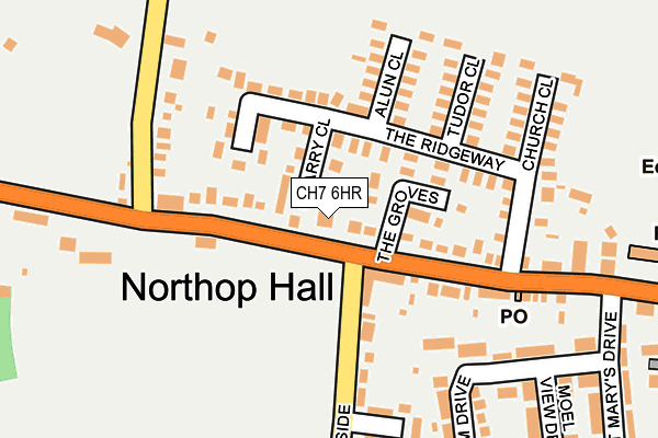 CH7 6HR map - OS OpenMap – Local (Ordnance Survey)