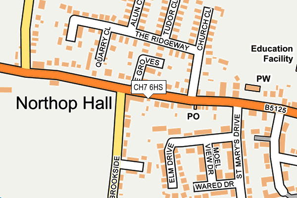 CH7 6HS map - OS OpenMap – Local (Ordnance Survey)