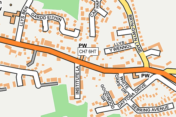 CH7 6HT map - OS OpenMap – Local (Ordnance Survey)