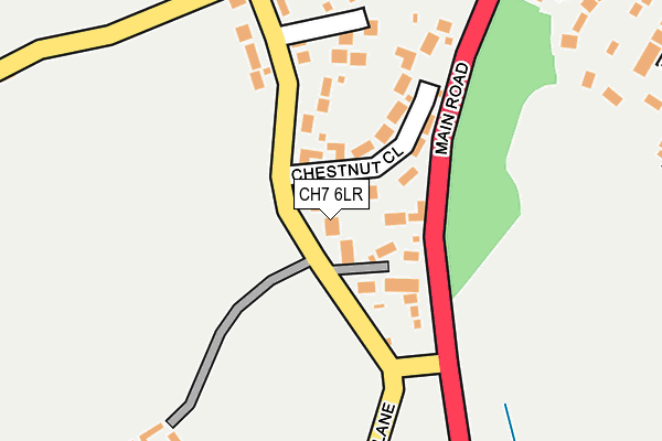 CH7 6LR map - OS OpenMap – Local (Ordnance Survey)