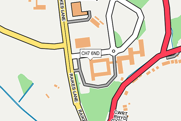 CH7 6ND map - OS OpenMap – Local (Ordnance Survey)