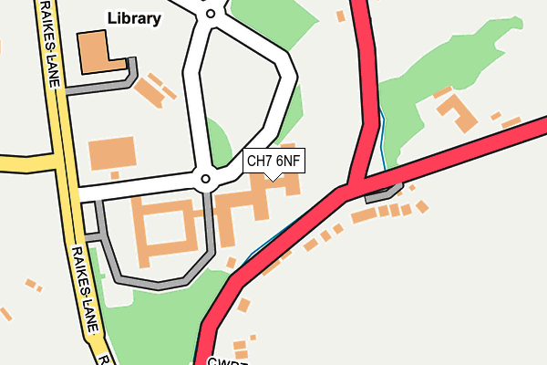 CH7 6NF map - OS OpenMap – Local (Ordnance Survey)