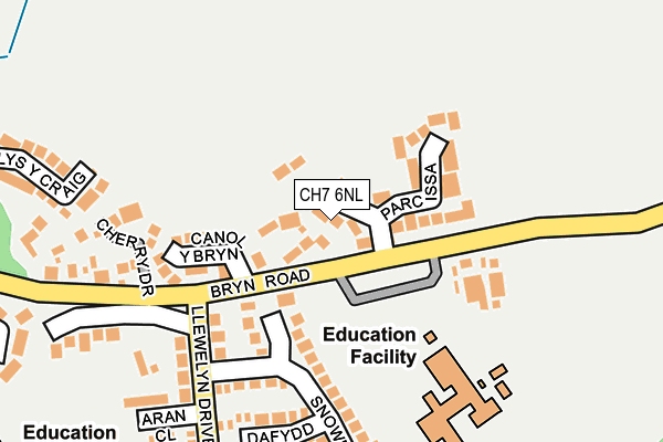 CH7 6NL map - OS OpenMap – Local (Ordnance Survey)