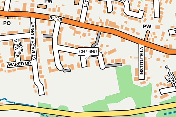 CH7 6NU map - OS OpenMap – Local (Ordnance Survey)