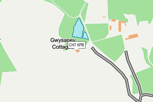 CH7 6PB map - OS OpenMap – Local (Ordnance Survey)