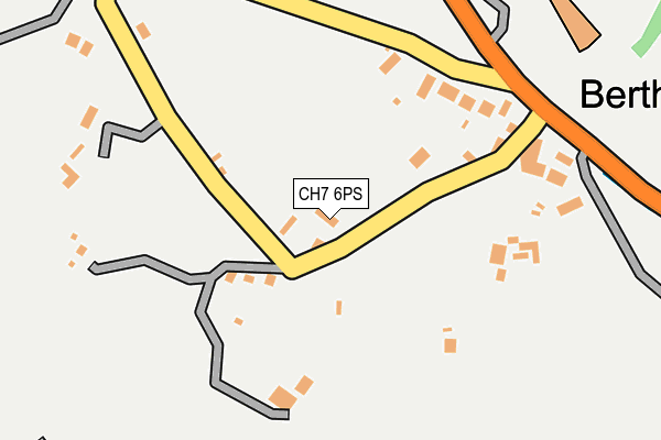 CH7 6PS map - OS OpenMap – Local (Ordnance Survey)