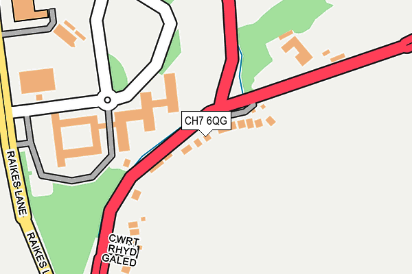 CH7 6QG map - OS OpenMap – Local (Ordnance Survey)