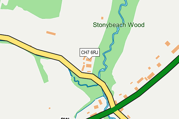 CH7 6RJ map - OS OpenMap – Local (Ordnance Survey)