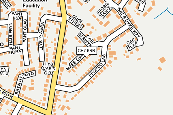 CH7 6RR map - OS OpenMap – Local (Ordnance Survey)