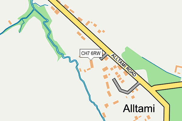 CH7 6RW map - OS OpenMap – Local (Ordnance Survey)