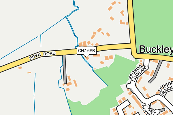 CH7 6SB map - OS OpenMap – Local (Ordnance Survey)