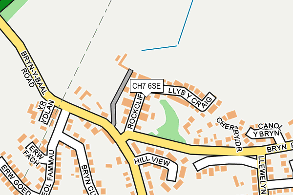 CH7 6SE map - OS OpenMap – Local (Ordnance Survey)