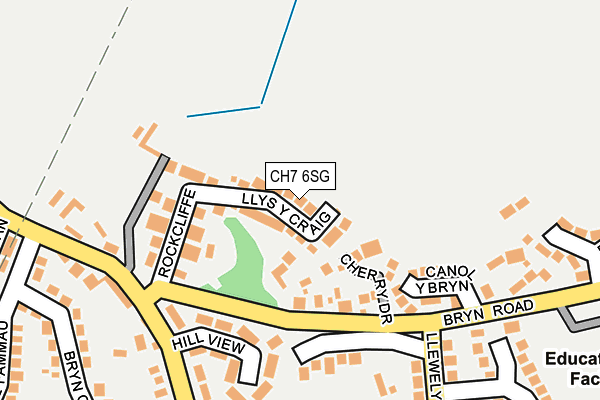 CH7 6SG map - OS OpenMap – Local (Ordnance Survey)