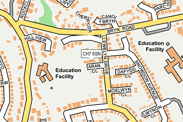 CH7 6SN map - OS OpenMap – Local (Ordnance Survey)