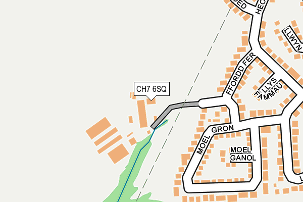 CH7 6SQ map - OS OpenMap – Local (Ordnance Survey)