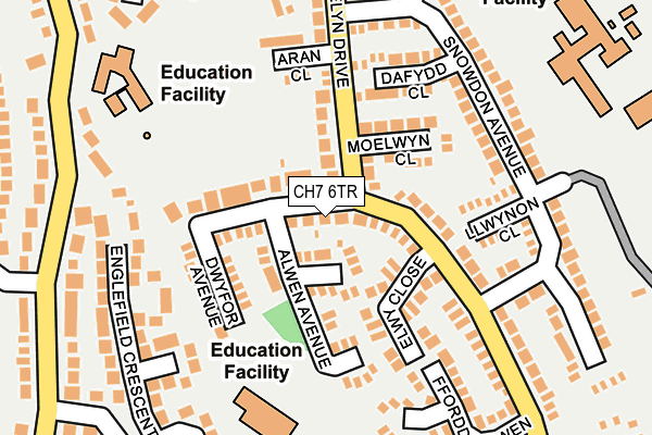 CH7 6TR map - OS OpenMap – Local (Ordnance Survey)