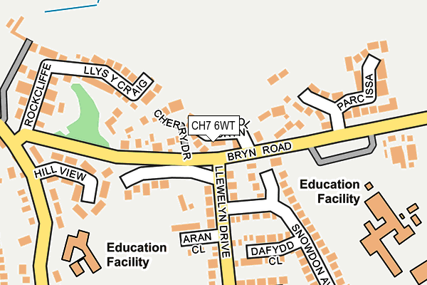 CH7 6WT map - OS OpenMap – Local (Ordnance Survey)