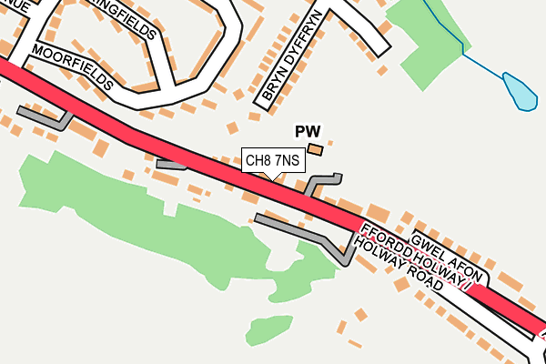 CH8 7NS map - OS OpenMap – Local (Ordnance Survey)
