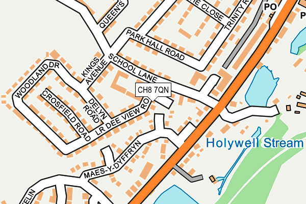 CH8 7QN map - OS OpenMap – Local (Ordnance Survey)