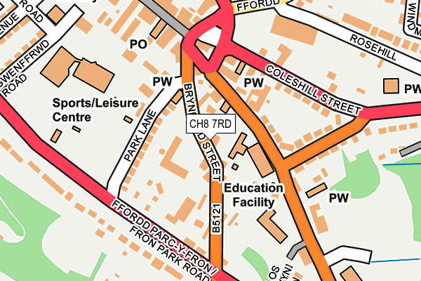 Map of FIRE PREVENTION SERVICES LTD at local scale