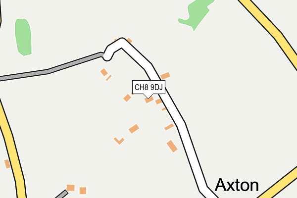 CH8 9DJ map - OS OpenMap – Local (Ordnance Survey)